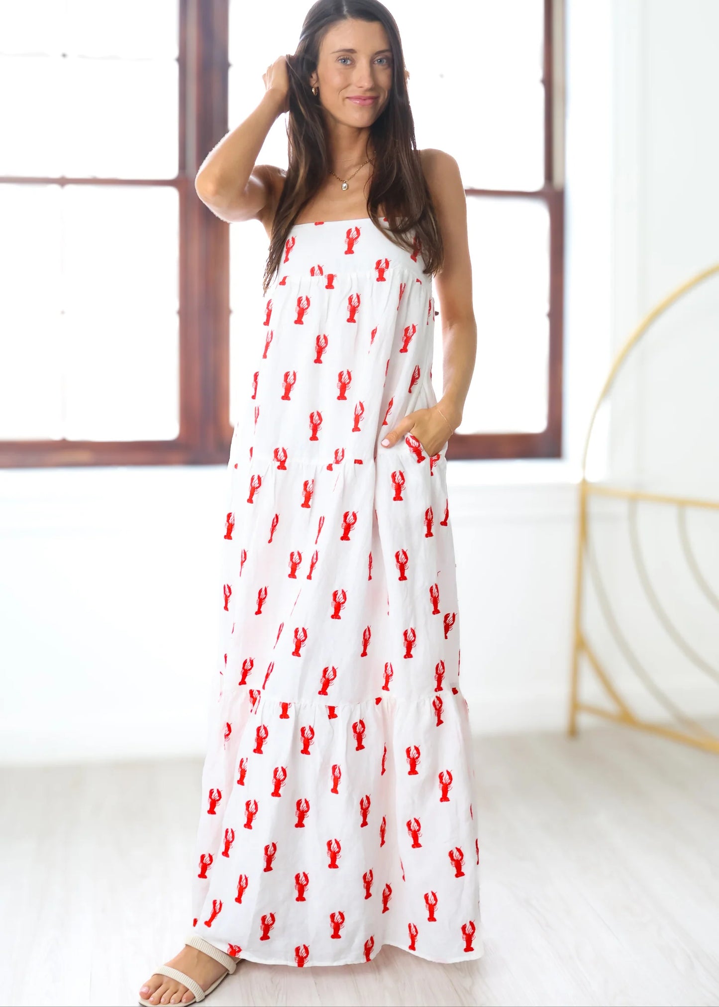 Lobster Maxi Dress