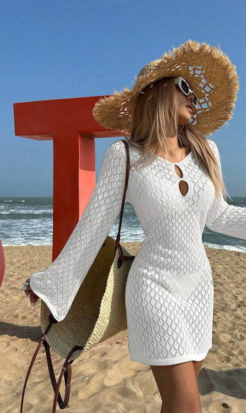 Crochet Breeze Bikini Cardigan