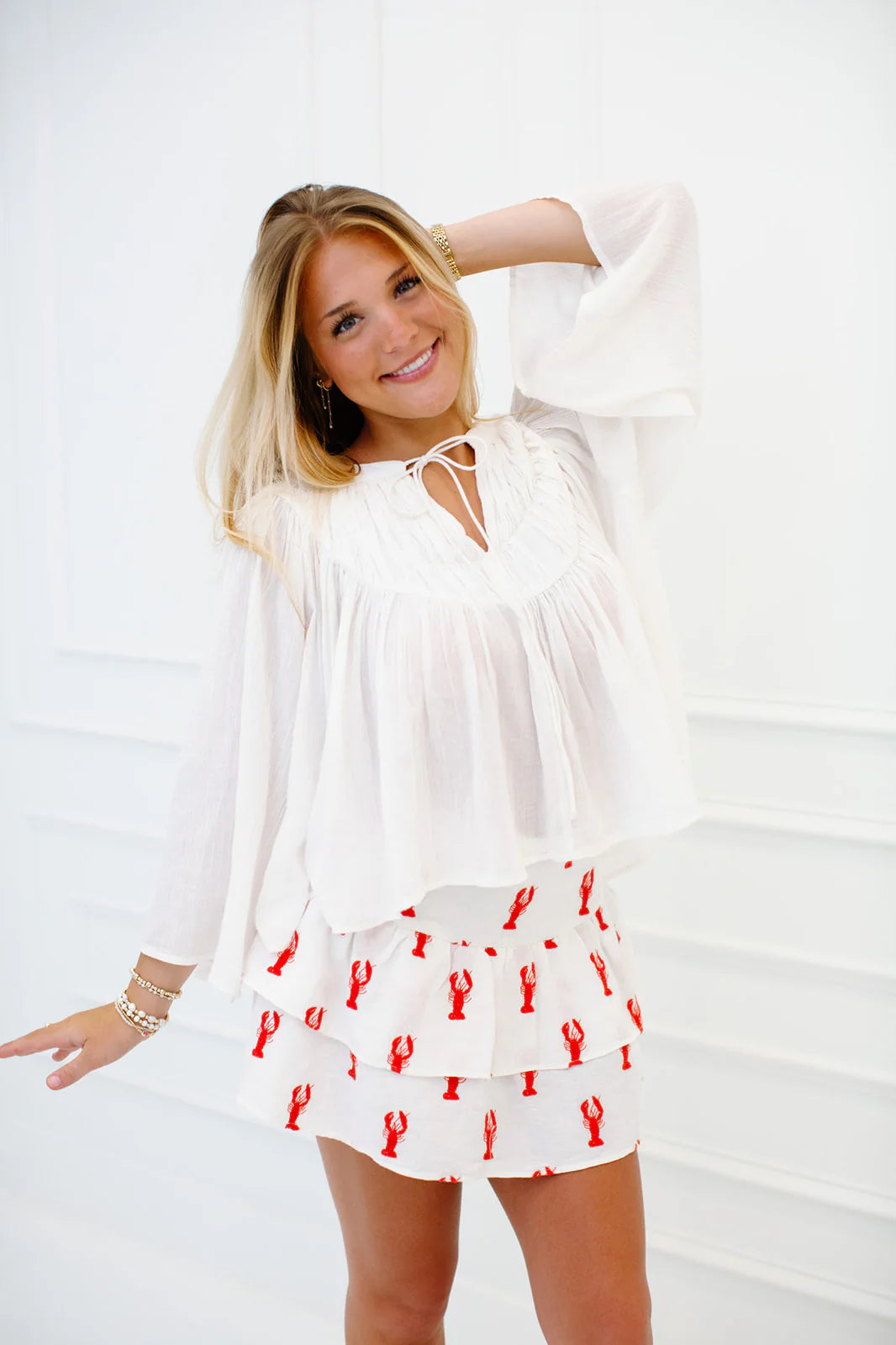 Lobster Linen Blend Skort