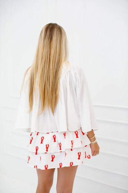 Lobster Linen Blend Skort