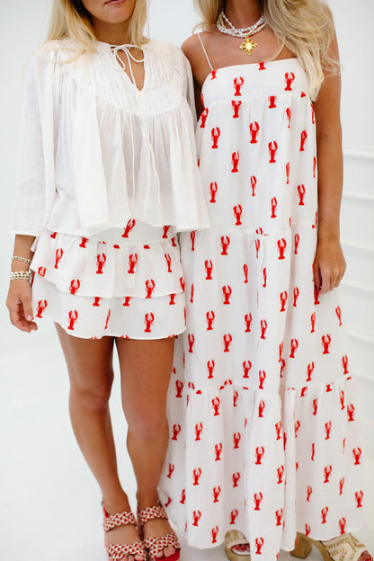 Lobster Linen Blend Skort