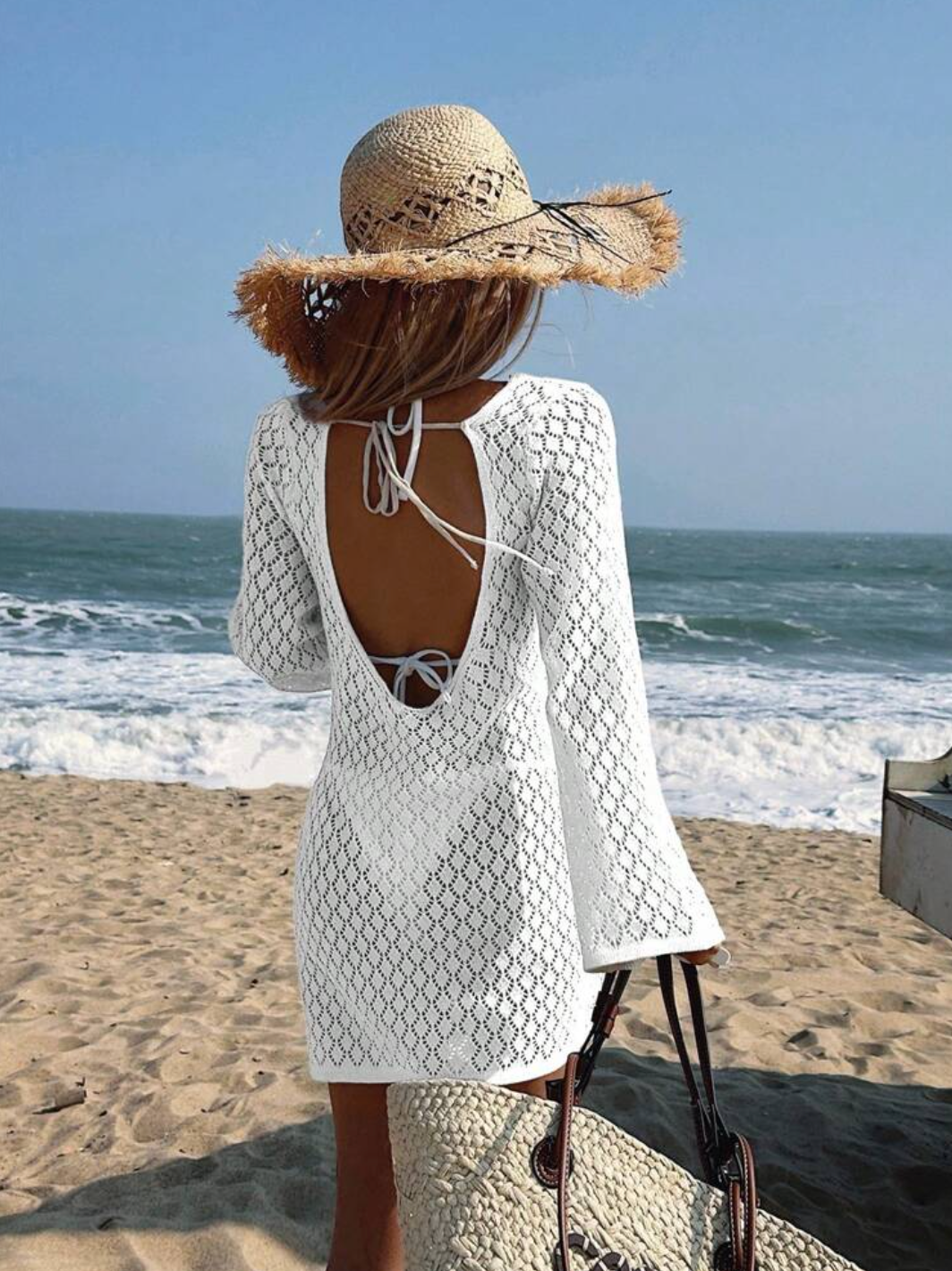 Crochet Breeze Bikini Cardigan